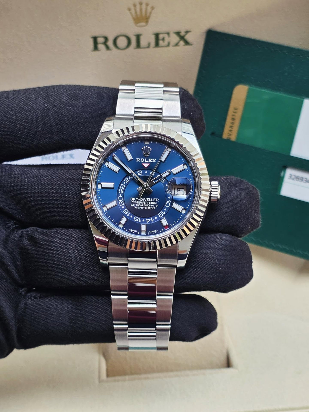 ROLEX SKY-DWELLER BLUE