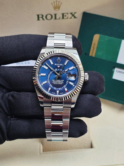 ROLEX SKY-DWELLER BLUE