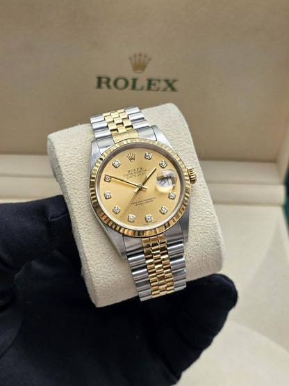 ROLEX DATEJUST JUBILÈE GOLD DIAMOND