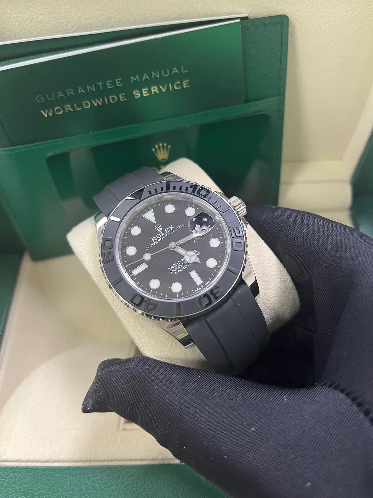 ROLEX YACHT-MASTER OYSTERFLEX BLACK