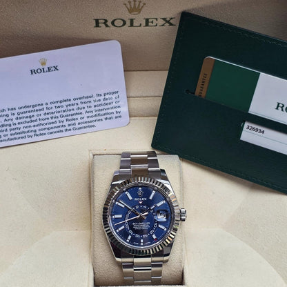 ROLEX SKY-DWELLER BLUE