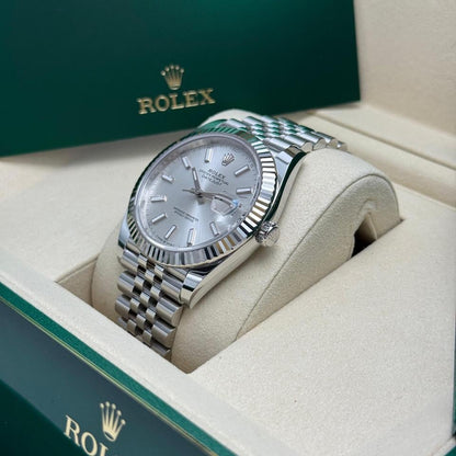 ROLEX DATEJUST JUBILÈE SILVER DIAL