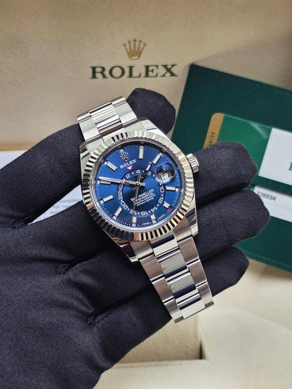 ROLEX SKY-DWELLER BLUE
