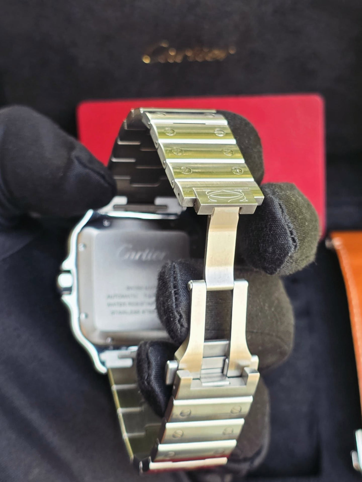 CARTIER SANTOS WHITE DIAL
