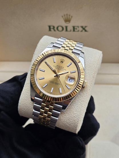ROLEX DATEJUST JUBILEE CHAMPAGNE