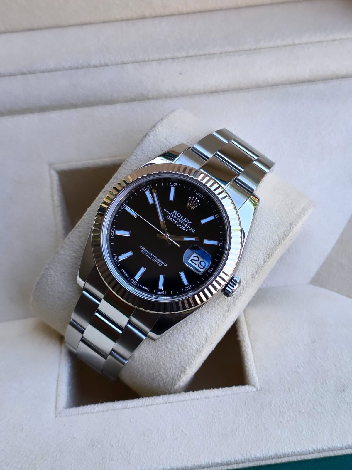 ROLEX DATEJUST OYSTER BLACK