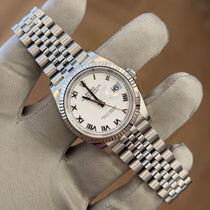 ROLEX DATEJUST JUBILÈE WHITE ROMAN