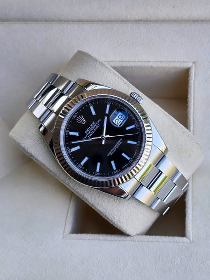 ROLEX DATEJUST OYSTER BLACK